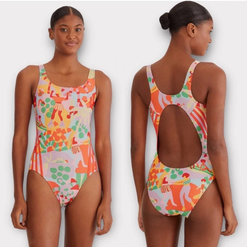 FARM Rio x Adidas Swimsuit Pearl Citrine